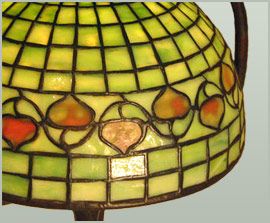 newly crafted tiffany acorn shade