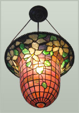 tiffany style hanging pendant lamp